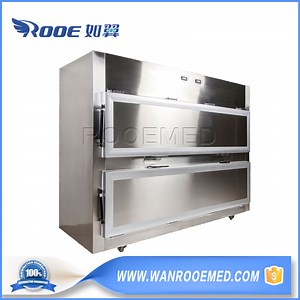 [Hot Item] Ga302 Side Loading Type Two Body Size Mortuary Freezer Corpse Refrigerator