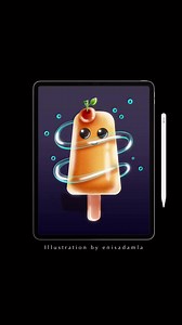 18 reactions |  @enisasillustrations . #procreateart #illustration #procreatetutorials #procreatetutorial #icecream | Designerit Art | Facebook