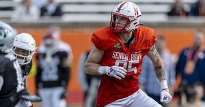 Nebraska's Thomas Fidone discusses Senior Bowl, decision to turn pro