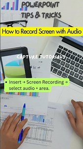 How to Record Screen with Audio. Capture tutorials in Powerpoint