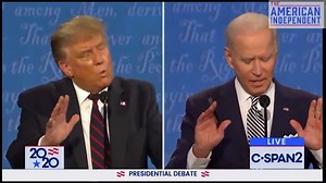 "It's hard to get any word in with this clown," Biden said during last night's debate. | The American Independent