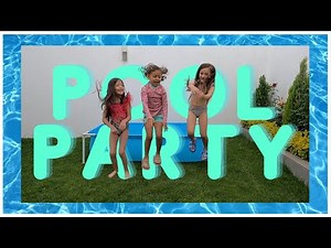 La divertida fiesta en la piscina con mis amigas