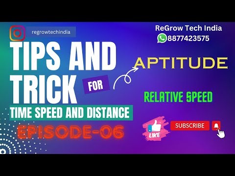 Relative Speed - Objects Moving in the Same Direction