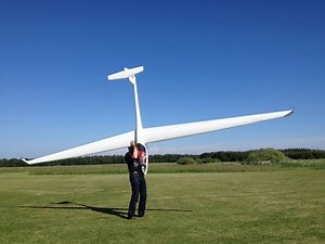 The giant RC glider video