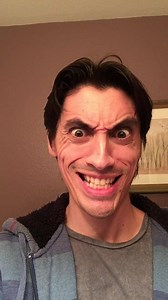 Aaron Schoenke doing his Joker face! | Bat in the Sun