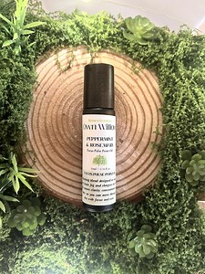 Peppermint Rosemary Essential Oil Roller: Natural Focus Blend - Etsy Canada