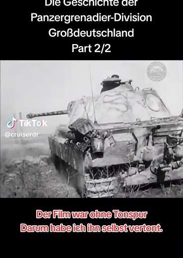Die Geschichte der Panzergrenadier-Division Großdeutschland. Part 1/2 Quellen: Lexikon der Wehrmacht, Wikipedia fakeweapon! Foto Restauration und Kolorierung. Alte Fotos restaurieren und kolorieren. Eingefärbte Fotos aus alten Zeiten. Achtung! Alle Bilder, Videos bzw. Fotos dienen nur zur geschichtlichen Aufklärung bzw. Veranschaulichung. #photorestoration #photocolorization #fotorestauration #fotokolorierung #cruiserdr #oldphoto #oldphotos #ww2 #oldpictures #oldpicture #picture #pic #photo #fot