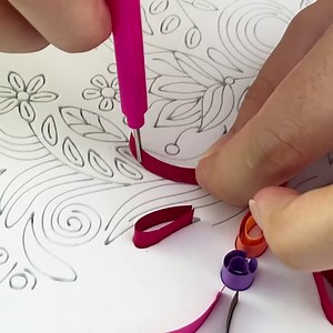 Paper Filigree Painting Paint by Numbers for Adults - Exquite DIY Craft Beautiful Wall Decoration Best Gifts Relieves Anxiety and Stress… (PRO Kit)