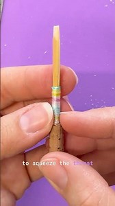 Reed making top: over-tying! #musicstudent #oboe #oboereeds #oboist #reedmaking #oboereed