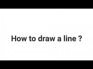 How to draw a line in c program