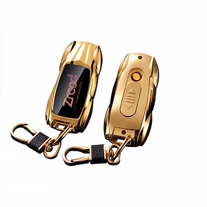 [Hot Item] Windproof Torch Lighter Ignition Key Chain Cartoon Fashion Portable to Wear