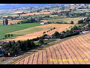 DG1001 rc flying over Rieti