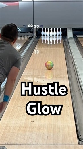 Throwing the Roto Grip Hustle Glow!!! #shorts #bowling