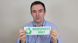 SmartSign “Emergency - Safety Shower, Keep Area Clear” Label | 10" x 14" Laminated Vinyl