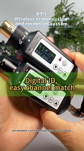 TR-1/RT-1 Plug-on Wireless Transmitter and Receiver FEATURES High-definition, high-contrast TFT display with Chinese and English menus for clearer and more intuitive operation. Real-time spectrum monitoring function; directly access the spectrum to visually view the on-site wireless signal situation and ensure interference-free frequencies are selected. Supports charging with a TYPE-C charging port. Provides XLR balanced output; includes an XLR to 6.35 adapter for compatibility with more devices
