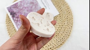 Bird Fondant Molds for Cake Decorating, Sparrow Chocolate Candy Silicone Mold Set of 2, DIY Cupcake Topper Mousse Biscuit Butter, Clay Resin Plaster Home Decor Mold