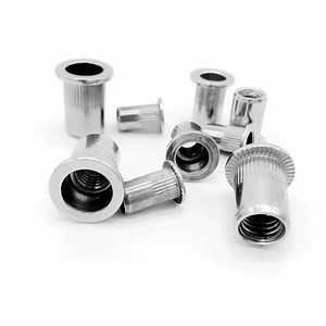 [Hot Item] M3 M4 M5 M6 M8 M10 M12 304 Stainless Steel Threaded Insert Rivnut Nut Flat Head Blind Rivet Nut