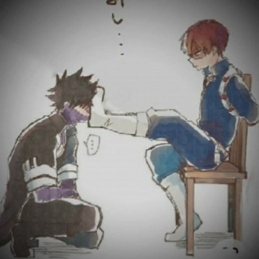 Dabi x Shoto Fan Art: Villainous Love Story