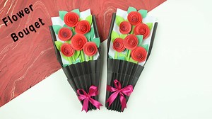 How To Make Paper Flower Bouquet |DIY Flower Bouquet making with paper | Paper Craft #ezzycraftsdiy #paperrose #bouquet #flowerbouquet #rosebouquet #diy #diybouquet #diygiftideas #giftideas #diygiftidea #giftidea #papercraft #valentinegiftideas #valentinegift #valentinesday #valentisdaycrafts #valentinesdaycraft #paperrosebouquet #diyrosebouquet #howto #valentinescraft | Ezzy Crafts DIY