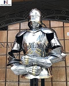 NauticalMart Medieval Gothic Half Suit of Armor Combat Knight Halloween Costume