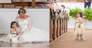 Photos of a 3-Year-Old Cancer Survivor Serving in Her Donor's Wedding