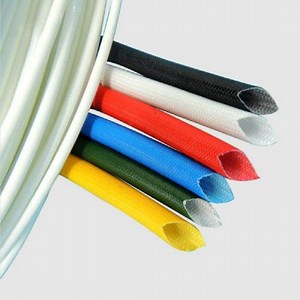 [Hot Item] Non-Stick Acrylic Fiberglass Sleeve F Class Transformer Electric Motor Wiring Protection Insulation Sleeve Acrylic Coated