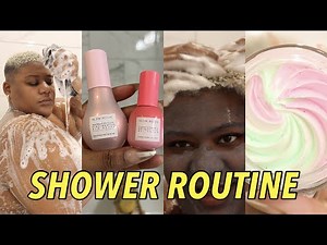 SHOWER WITH ME! 🚿 // PLUS SIZE *PRETTY GIRL* SHOWER ROUTINE // MISSJEMIMA