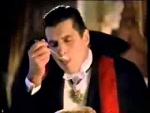 Kelloggs Crunchy Nut Cornflakes Vampire UK Advert