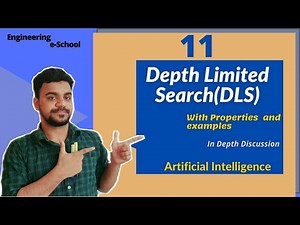Lec:11 Depth Limited Search Algorithm (DLS) | Uninformed Search | Artificial Intelligence