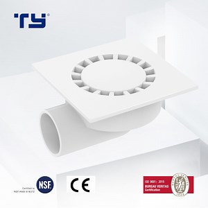 [Hot Item] PVC-U Plastic Drainage Waste Pipe Fittings Floor Trap with Outlet OEM