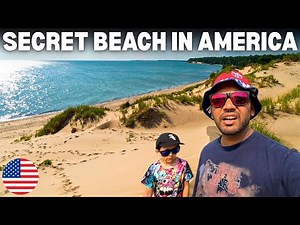 America’s Secret Beach with Sand Dunes 😲 | Indiana Beach