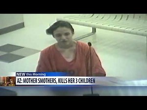 Phoenix mother admits smothering her three young kids