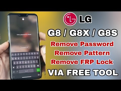 LG G8 G8X G8S Remove Password Pattern FRP Lock Just 1 Click Via FREE TOOL