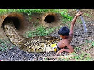 Anaconda Attack Man In Water in Amazon Forest | Anaconda Attack In Real Life video | anaconda