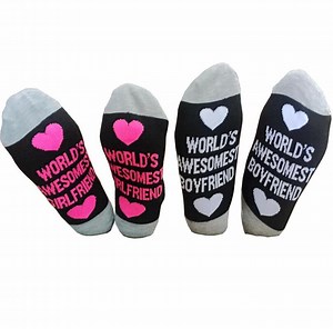 [Hot Item] Amazon Hot Selling Couples Design Socks Wholesale Cheap Floor Socks