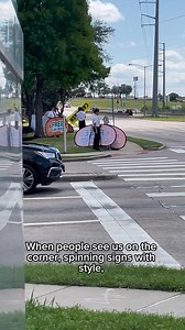 Crazy Carl #signspinning #signspinner #texas #legendary #bloodandsweat | Carl Throwild Jones