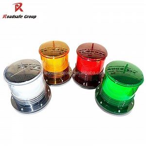 [Hot Item] Solar Powered LED Warning Light Aviation Obstruction Boat Marine Navigation Lights