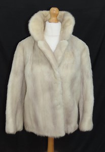 Pearl Mink Vintage Fur Coat Jacket - Etsy UK
