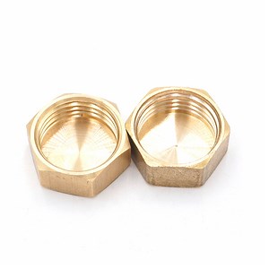[Hot Item] Cheap Price Wholesale Brass Blanking Plug Cap Nut for Plumbing Metal Blanking