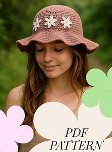 Crochet Hat Pattern - Etsy Australia