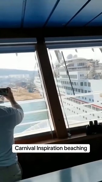 Carnival Inspiration Beaching: A Unique View of a Cruise Ship's Final Journey