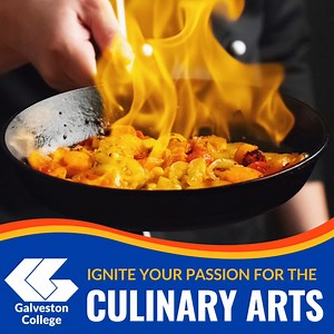 Is your passion for cooking simmering? Our Culinary Arts Program offers hands-on training in a state-of-the-industry facility to prepare you for a flavorful career in the food service industry! Get started by submitting your ApplyTexas application and FAFSA information, then contact Chef Paul Mendoza at (409) 944-1304 or pmendoza@gc.edu. Discover more: https://gc.edu/academic-career-programs/public-services-business-industry/culinary-arts.php #Culinary #Arts #Career #Opportunity #Education #Scho