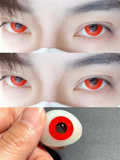 【#CosCon年終大促 🎊】 ▪滿分遮蓋力 #純紅片 -------- LINE官方號：@coscon2(注意有@) | CosCon - Cosplay隱眼專賣