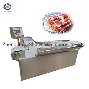 [Hot Item] Automatic Kebab Skewer Making Machine Chicken Kebab Making Machine Meat Skewers Machine