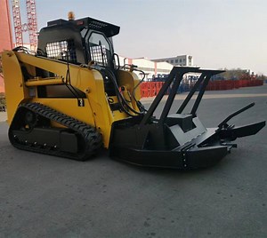 [Hot Item] 75HP Mini Compact Track Loader with Mulcher Attachment