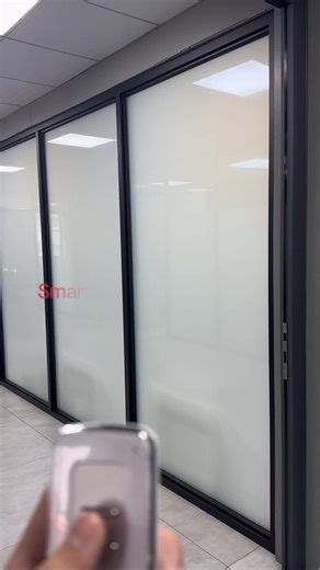 Smart glass function display #smartglass #solarpower #laminatedglass #temperedglass #factory