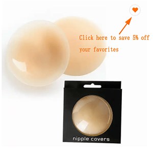 [Hot Item] Lift Nipple Covers Women Breast Invisible Bra Reusable Self-Adhesive Silicone Nipple Cover