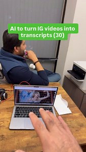 2.5K views | AI to Turn Instagram Videos into Transcripts Instantly. #ai #aitools #aiwebsites | i Social You | Facebook