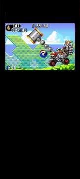 ‪@officialRyanGamingPlayz‬ defeating sonic advance 2 first boss!