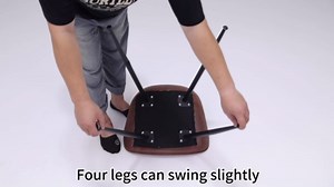 Sidanli Velvet Blue Bar Stools, 29 Inch Upholstered Island Stools with Footrests, Gold Bar Chairs for Home, Kitchen Island, Dining Room